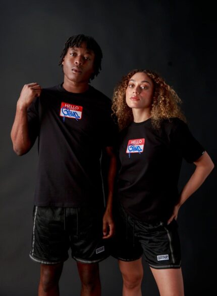GDUP Black Sticker T-Shirt