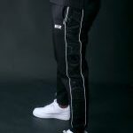 Geedup Play For Keeps Black/White Trackpants