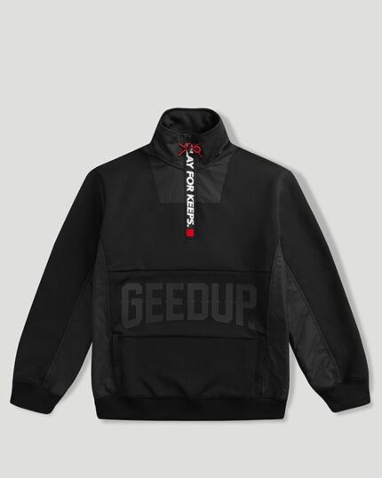 Geedup Core Logo Qtr Black Zip