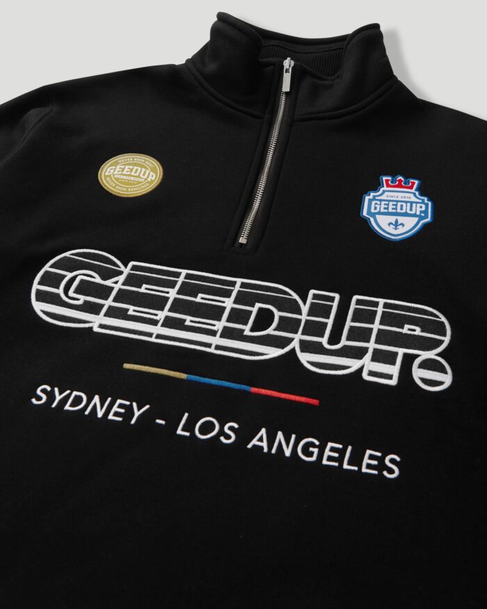 Geedup Sportsman Black Badges QTR ZIP - geed-up.com