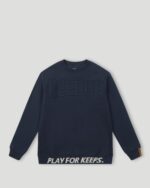 Geedup PFK Core Logo Embossed Navy Crewneck