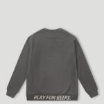 Geedup PFK Core Logo Embossed Asphalt Crewneck