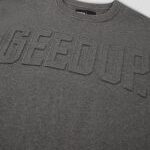 Geedup PFK Core Logo Embossed Asphalt Crewneck