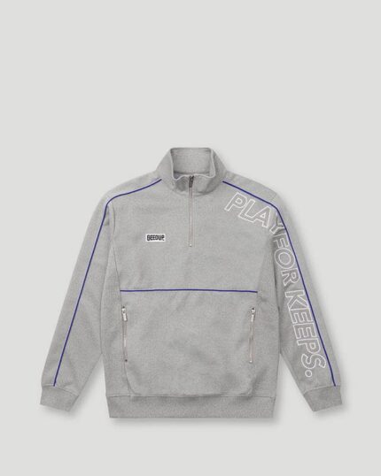 Geedup Play For Keeps Qtr Grey/Blue Zip