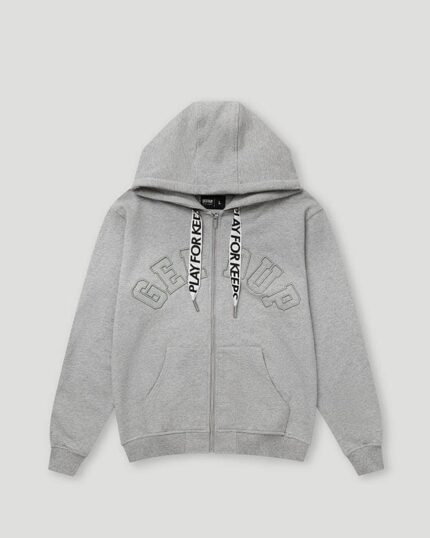 Geedup PFK Laced Grey Zip Jacket