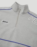 Geedup Play For Keeps Qtr Grey/Blue Zip
