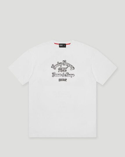 Geedup Company White/Navy T-Shirt
