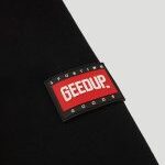 Geedup Script Logo Black Crewneck
