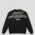 Geedup Always Neighbourhood Black Crewneck