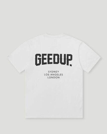 Geedup City White/Black T-Shirt