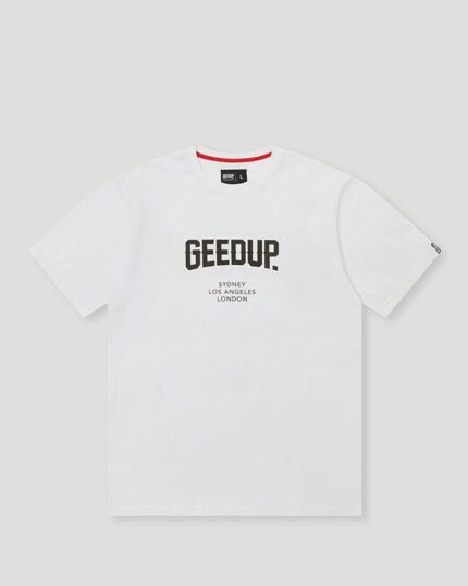 Geedup City White/Black T-Shirt