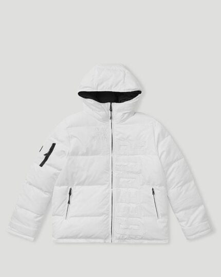 Geedup Core Logo Reversible Puffer Black/White Jacket