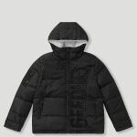 Geedup Core Logo Reversible Puffer Black/White Jacket