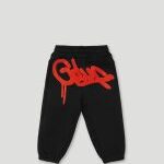 Geedup Handstyle Kids Tracksuit Orange Black/Burnt