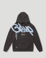 Geedup Hoodie Handstyle Graphite/Pale Blue