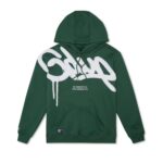 Geedup Hoodie Handstyle Green/White