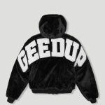 Geedup Hoodie Handstyle/Team Logo Bomber White/ Black
