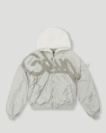 Geedup Hoodie Handstyle/Team Logo Bomber White / Grey
