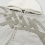 Geedup Hoodie Handstyle/Team Logo Bomber White / Grey