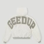 Geedup Hoodie Handstyle/Team Logo Bomber White / Grey