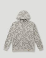 Geedup Hoodie PFK Monogram Zip Concrete Jacket