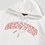 Geedup Hoodie Proud Team Logo White/Red