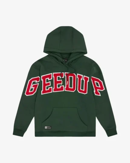 Geedup Hoodie Team Logo Khaki Red (New)