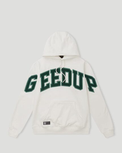Geedup Hoodie Team Logo White/Green