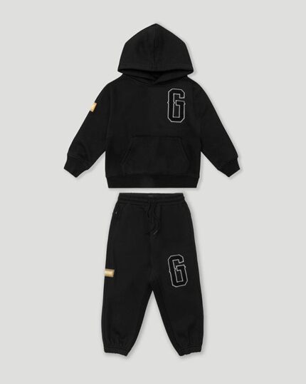 Geedup OS G Black Kids Tracksuit