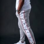 Geedup Play For Keeps Grey/Red Trackpants