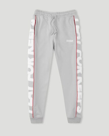 Geedup Play For Keeps Grey/Red Trackpants
