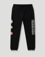 Geedup Sportsman Badges Black Trackpants