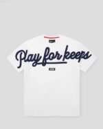 Geedup T-Shirt PFK Script White/Navy