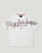 Geedup T-Shirt PFK Script White/Grey