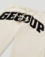 Geedup Team Logo Buttercream/Black Trackpants