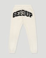 Geedup Team Logo Buttercream/Black Trackpants