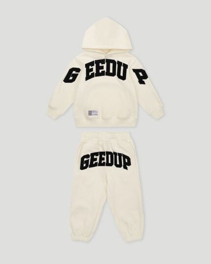 Geedup Team Logo Kids Buttercream/Black Tracksuit