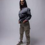 Geedup PFK Core Logo Embossed Asphalt Crewneck